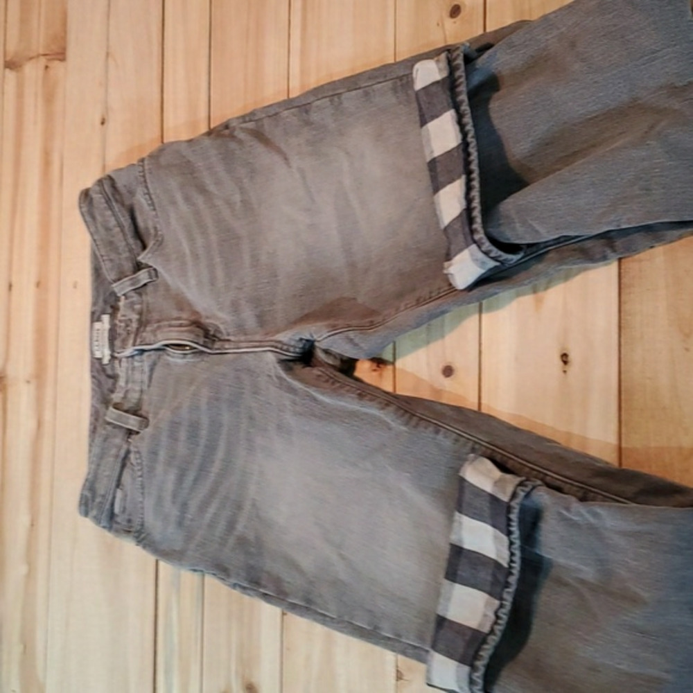 LL Bean‎ lined jeans.